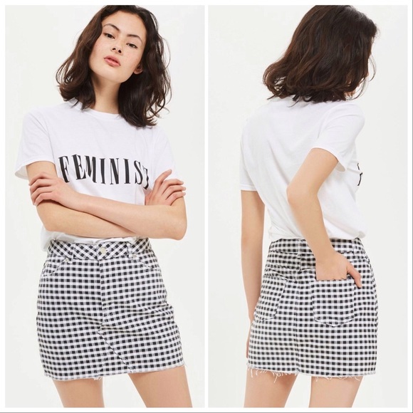 Topshop Dresses & Skirts - Topshop | MOTO Gingham Mini Skirt